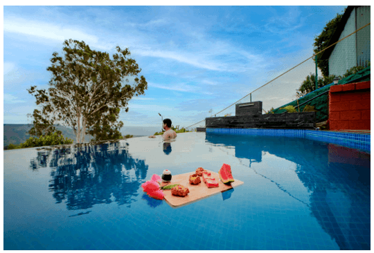 Mountain Sanctuary gallery image Private Balcony in Near Mapro Garden, Mahabaleshwar